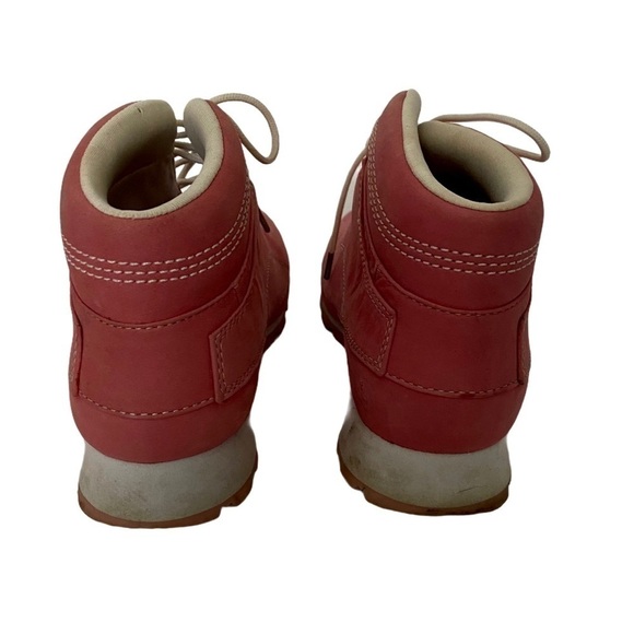 Timberland Barbie Pink Nubuck Ankle boots Leather shoes 8 - Picture 5 of 12